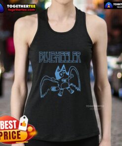 Premium Blue Heeler Bluey tank top featuring a vibrant design, perfect for dog lovers and fans of Bluey.
