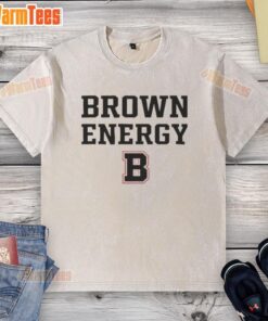 Premium Brown Bears Brown Energy B-Washed T-Shirt featuring a stylish design and high-quality fabric for comfort.