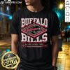 Alt Text: Premium Buffalo Bills Heater T-Shirt featuring vibrant team colors and logo, perfect for fans supporting their team.
