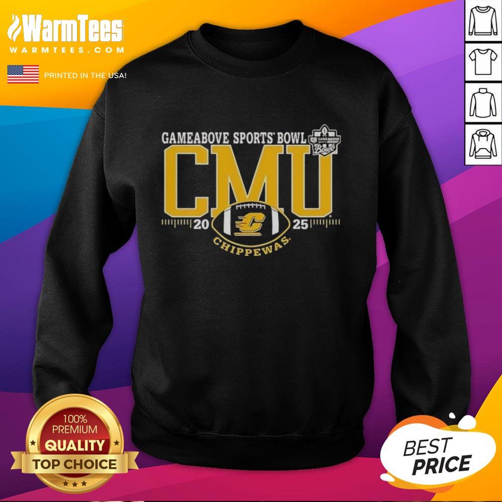 premium-central-michigan-chippewas-2025-gameabove-sports-bowl-logo-sweatshirt Premium Central Michigan Chippewas 2025 GameAbove Sports Bowl logo sweatshirt featuring vibrant team colors.
