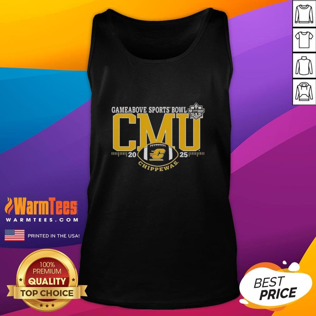 premium-central-michigan-chippewas-2025-gameabove-sports-bowl-logo-tank-top Alt Text: Premium Central Michigan Chippewas 2025 Gameabove Sports Bowl logo tank top design for fans and supporters.