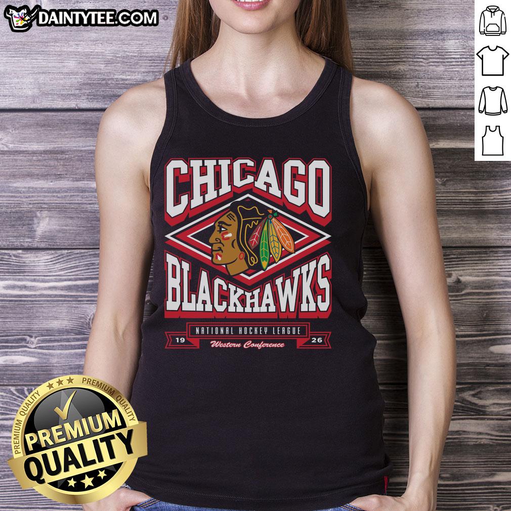 premium-chicago-blackhawks-heater-tank-top Premium Chicago Blackhawks heater tank top featuring team logo and stylish design for fans and summer wear.