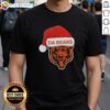 Premium Chicago Da Bears Santa Christmas 2025 T-Shirt featuring festive design and team logo, perfect for holiday cheer.