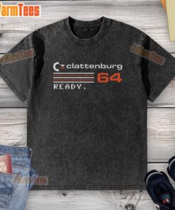 Premium Clattenburg 64 Ready Washed T-Shirt in soft fabric, featuring a stylish design for casual wear.