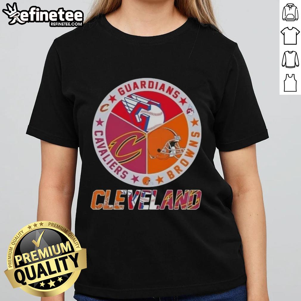 premium-cleveland-city-sports-guardians-browns-cavaliers-logo-ladies-tee Premium Cleveland City Sports Guardians Browns Cavaliers logo ladies tee with stylish design for sports fans.