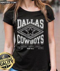 Premium Dallas Cowboys Heater Ladies Tee featuring stylish design and team colors, perfect for fans and casual wear.