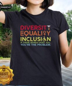 Premium DEI Diversity Equality Inclusion tee featuring a thought-provoking symbol for advocates of social justice and inclusion.