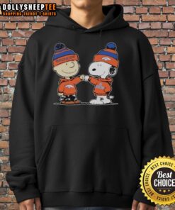 Premium Denver Broncos Snoopy and Charlie Brown Best Friends Hoodie featuring vibrant graphics and cozy design.