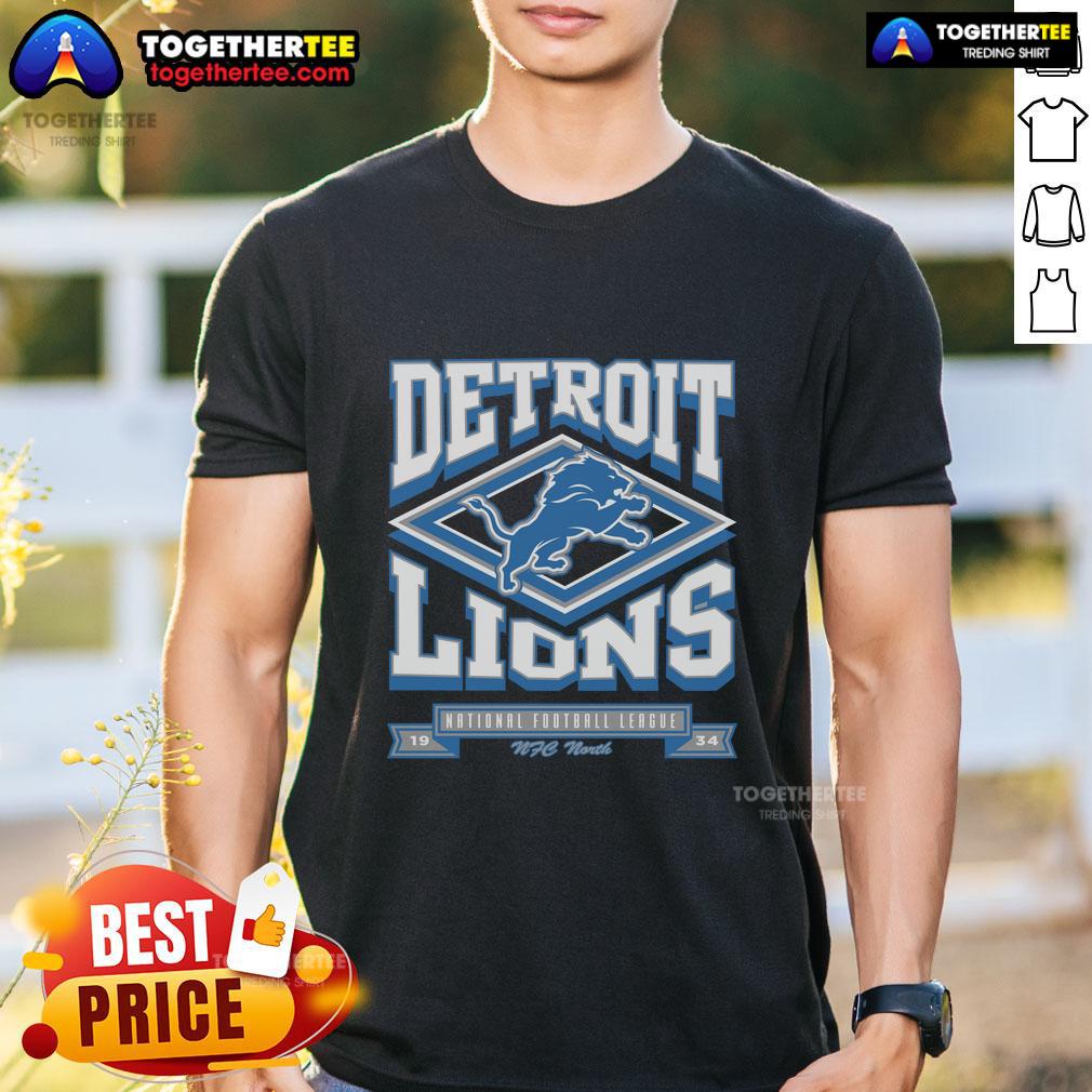 Premium Detroit Lions Heater T Shirt Premium Detroit Lions Heater T-Shirt featuring vibrant team colors and logo, perfect for fans and game day wear.