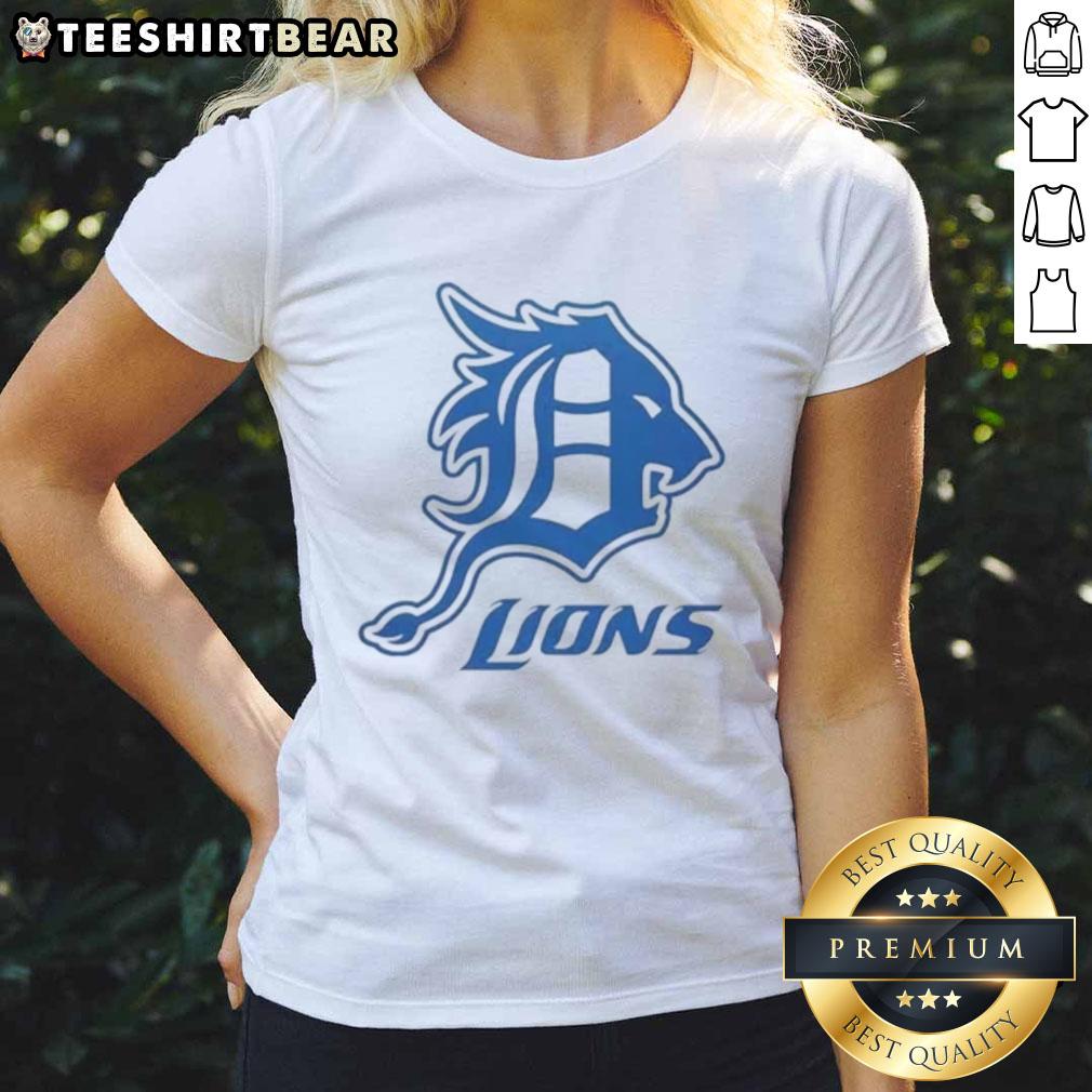 premium-detroit-tigers-detroit-lions-logo-ladies-tee Premium Detroit Tigers and Detroit Lions logo ladies tee, stylish women's sports apparel for fans.