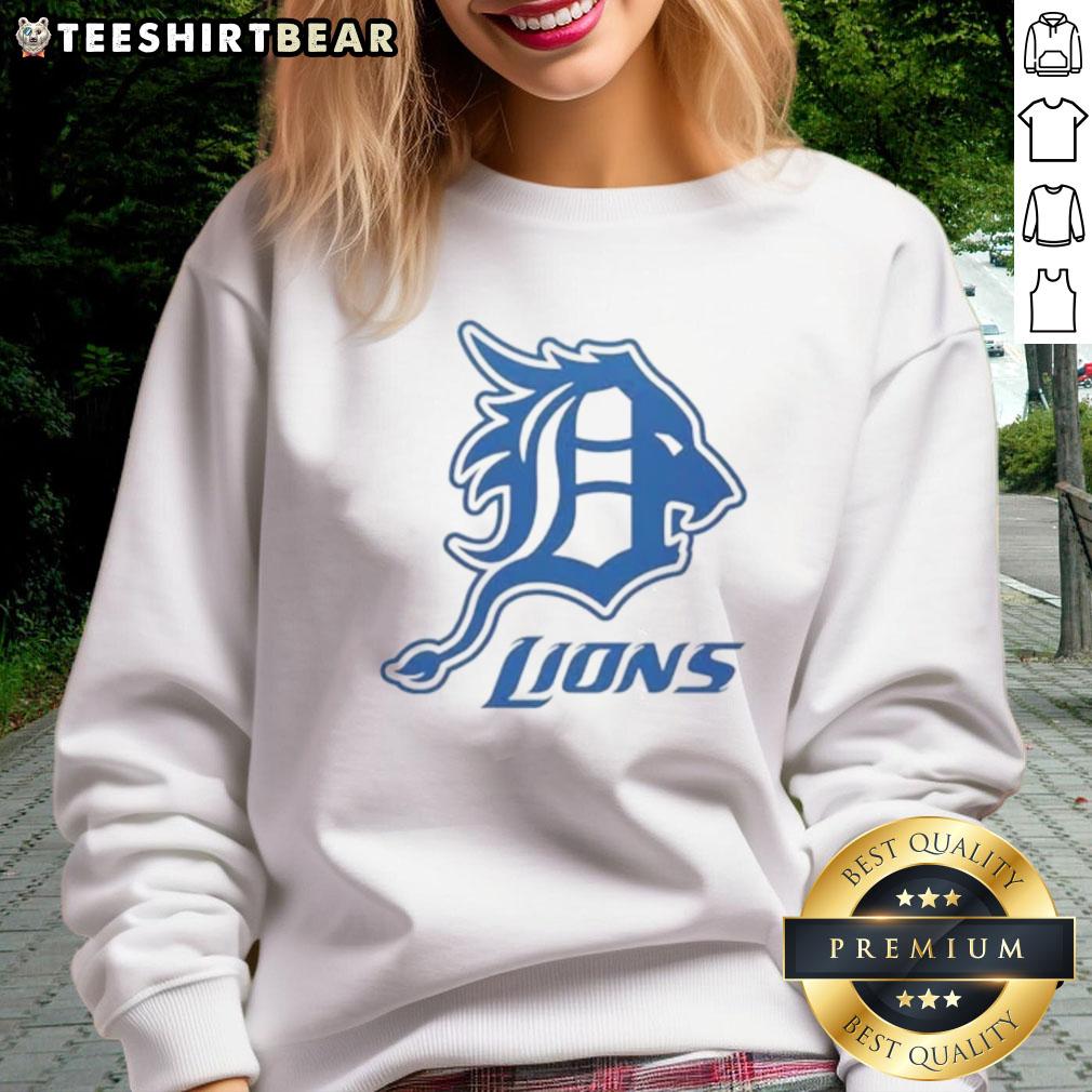 premium-detroit-tigers-detroit-lions-logo-sweatshirt Premium Detroit Tigers and Detroit Lions logo sweatshirt featuring stylish design, perfect for sports fans.