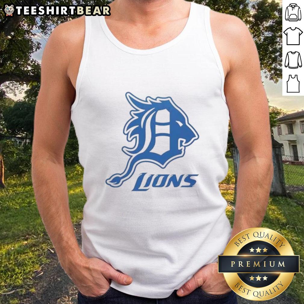 premium-detroit-tigers-detroit-lions-logo-tank-top Premium Detroit Tigers and Detroit Lions logo tank top featuring vibrant team colors and stylish design for fans.