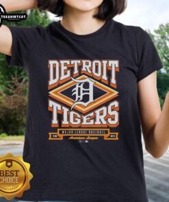 Premium Detroit Tigers Heater Ladies Tee featuring stylish design and vibrant team colors for passionate fans.