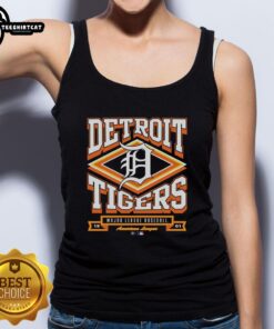 Premium Detroit Tigers heater tank top featuring bold team colors and logo, perfect for warm weather sports fans.
