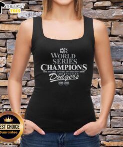 Premium Dodgers B2B World Series Champions 2025 tank top showcasing team pride and stylish design for fans.