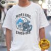 Premium Eminem X Detroit Lions helmet t-shirt featuring a unique design perfect for fans of music and football.