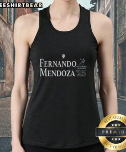 Premium Fernando Mendoza 25 Heisman Winner tank top featuring a stylish design perfect for sports fans and casual wear.