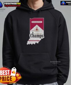 Premium 'In Cig We Trust' Indiana Hoosiers Football Hoodie for fans, showcasing team spirit and style.