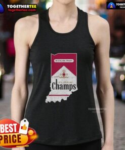 Premium Flippin Champs In Cig We Trust Indiana Hoosiers football tank top for fans, showcasing team spirit and style.