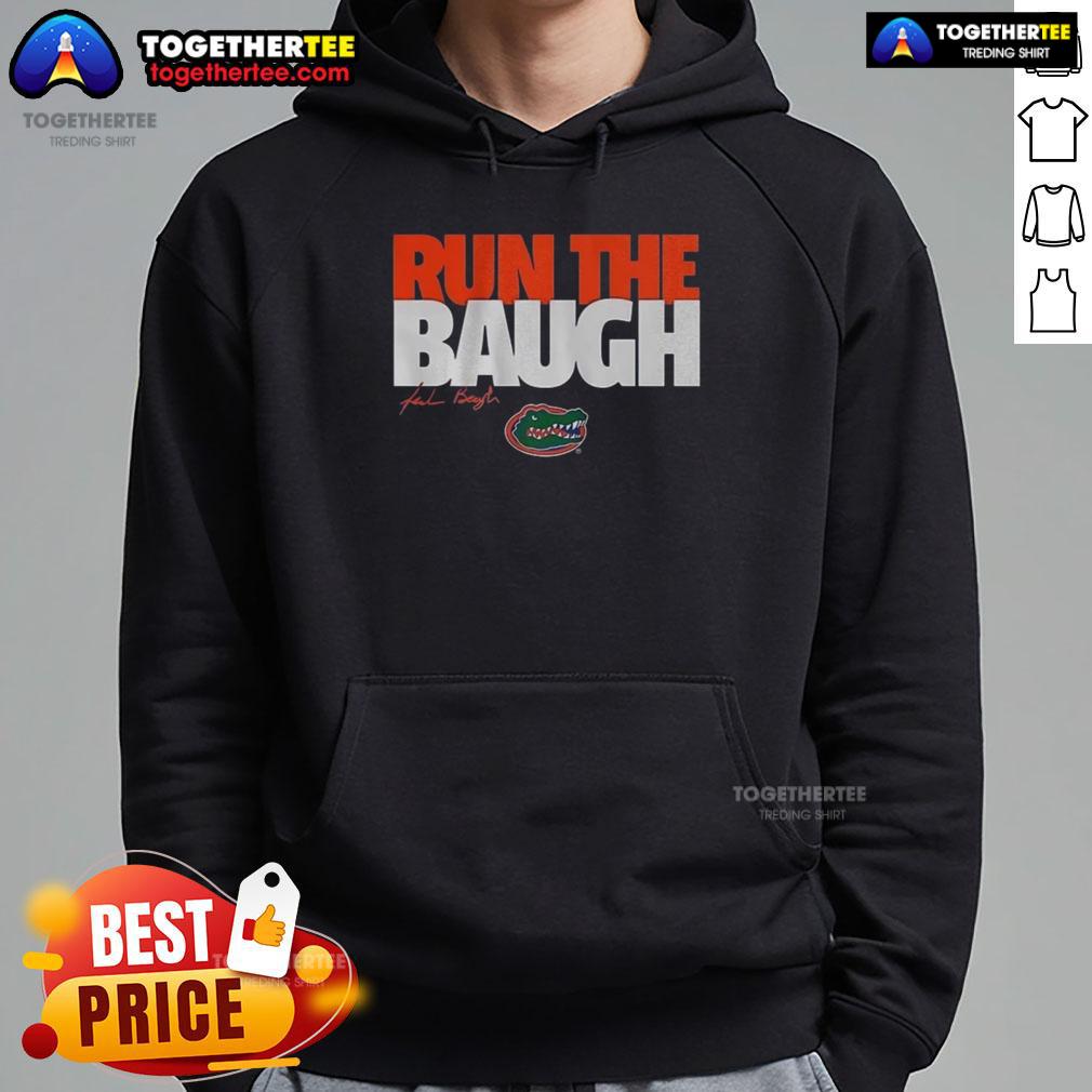 Premium Florida Gators Jadan Baugh Run The Baugh Hoodie Premium Florida Gators Jadan Baugh Run The Baugh Hoodie showcasing vibrant team colors and stylish design.