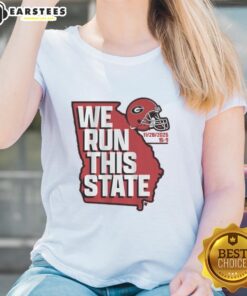 Premium Georgia Football We Run This State 2025 T-Shirt - Image 5