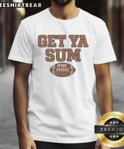 Alt Text: Premium Get Ya Sum Florida Gators T-Shirt featuring vibrant colors and team logo, perfect for Gators fans.