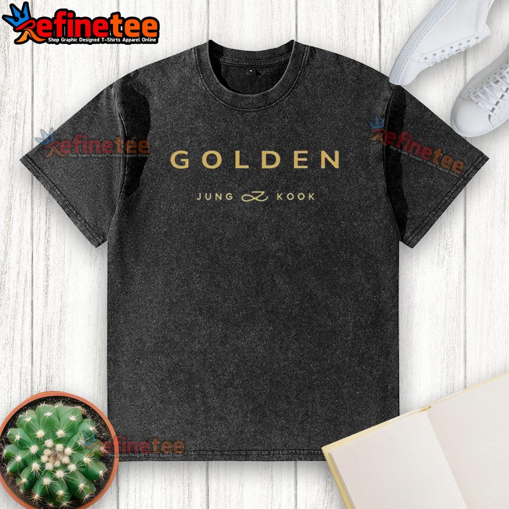 premium-golden-bighit-bts-jung-kook-washed-t-shirt Alt Text: Premium Golden Bighit BTS Jung Kook washed t-shirt featuring a stylish design and comfortable fit for fans.