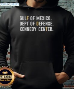 Premium Gulf of Mexico Department of Defense Kennedy Center hoodie featuring a stylish design and comfortable fit.