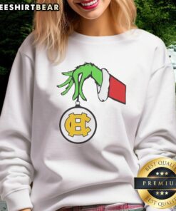 Premium Harris County High School Grinch Favorite County Christmas 2025 Sweatshirt featuring festive design and cozy fit.