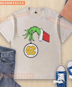 Premium Harris County High School Grinch Favorite Christmas 2025 washed t-shirt for festive holiday spirit.