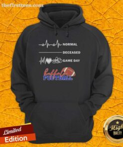 Premium Heartbeat Normal Deceased Game Day Buffalo Bills Football Hoodie for fans of stylish NFL apparel.