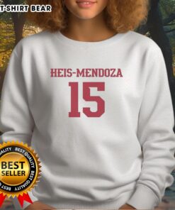 Premium Heis Mendoza 15 Sweatshirt in stylish design, perfect for casual wear and showcasing sports team pride.