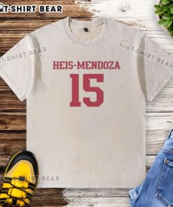 Alt Text: Premium Heis Mendoza 15 Washed T-Shirt in soft cotton, featuring a stylish design perfect for casual wear.