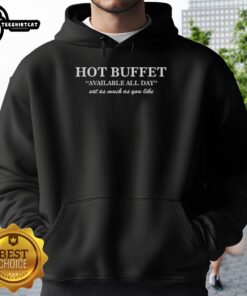 Premium hot buffet hoodie featuring 'Eat As Much As You Like' design, perfect for food lovers and buffet enthusiasts.