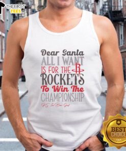 Premium Houston Rockets All I Want Tank Top featuring vibrant team colors and stylish design for fans.