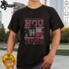 Premium Houston Texans Holiday T-Shirt featuring festive design, perfect for fans celebrating the season in style.