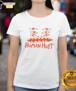 Premium human host ladies tee in stylish design, showcasing comfort and quality for casual wear.