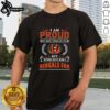 Alt Text: Premium I Am Proud Of Many Things In Life But Nothing Beats Being A Cincinnati Bengals Fan T-Shirt design.