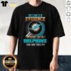 Premium 'I Don't Need Evidence If You Don't Like The Miami Dolphins You Are Guilty' T-Shirt design in vibrant colors.