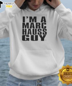 Stylish Premium Im A Marc Hauss Guy Hoodie in black, perfect for casual wear and showcasing your unique style.