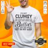 Alt Text: Premium I'm Not Clumsy, The Floor Just Hates Me T-Shirt with funny design, perfect for humor lovers and casual wear.