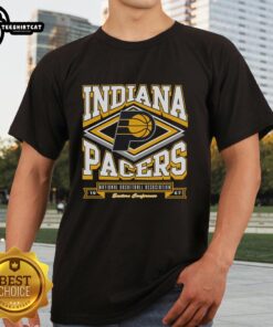 Premium Indiana Pacers Heater T-Shirt featuring vibrant team colors and logo, perfect for fans and casual wear.