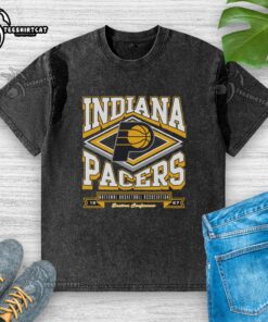 Premium Indiana Pacers Heater Washed T-Shirt in vibrant colors, featuring team logo and comfortable fit for fans.