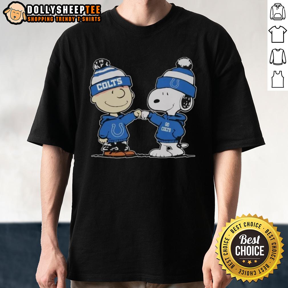 Premium Indianapolis Colts Snoopy And Charlie Brown Best Friends T Shirt Alt Text: Premium Indianapolis Colts Snoopy and Charlie Brown Best Friends T-Shirt featuring vibrant graphics and team colors.