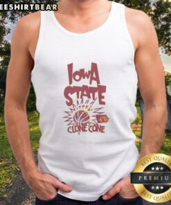 Premium Iowa State Cyclones Basketball Slam Tank Top featuring team colors and logo, perfect for fans and summer wear.