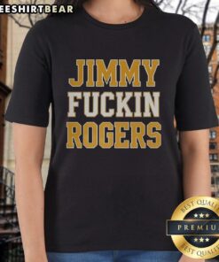 Premium Iowa State Cyclones Jimmy Fuckin Rogers ladies tee featuring vibrant colors and stylish design for fans.