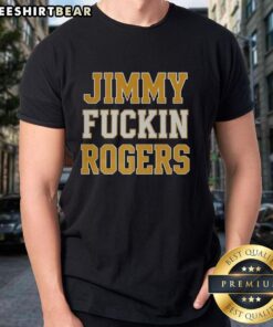 Premium Iowa State Cyclones Jimmy Fuckin Rogers T-Shirt featuring bold graphics and vibrant team colors for fans.