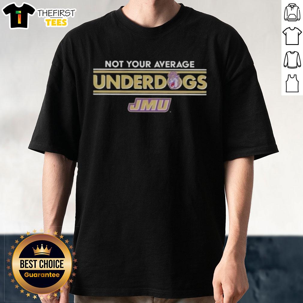 premium-jmu-dukes-not-your-average-underdogs-t-shirt-1 Premium JMU Dukes Not Your Average Underdogs T-Shirt featuring bold graphics and a comfortable fit for fans.