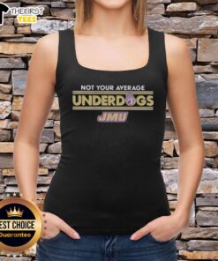 Premium JMU Dukes tank top featuring bold design, perfect for fans celebrating the underdog spirit.