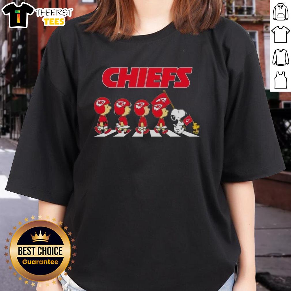 premium-kansas-city-chiefs-x-peanuts-snoopy-and-friends-abbey-road-ladies-tee Premium Kansas City Chiefs X Peanuts Snoopy and Friends Abbey Road Ladies Tee featuring iconic characters and team spirit.